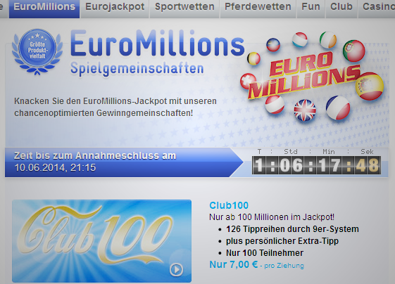 Jaxx Euromillions