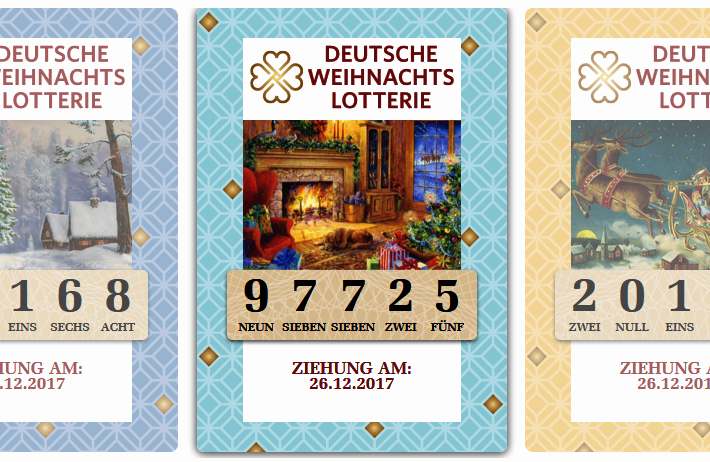 Deutsche Weihnachtslotterie Lose